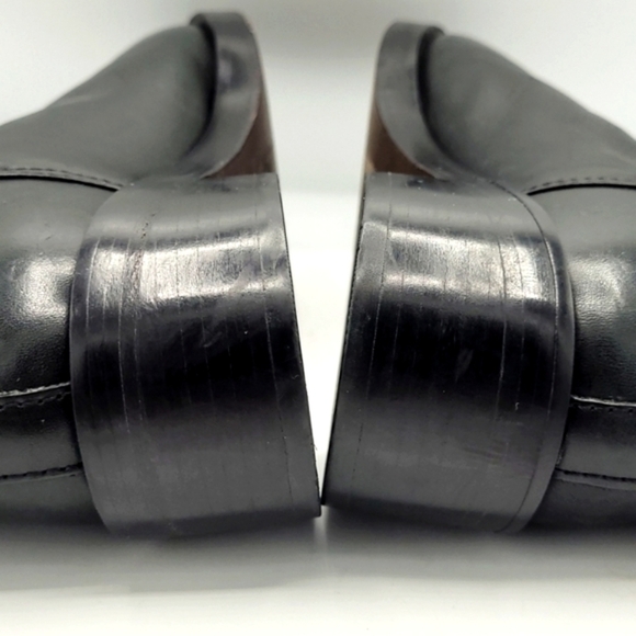 Tory Burch Bloomfield Chain Leather Bootie in Black Size 6.5 M - Picture 10 of 16